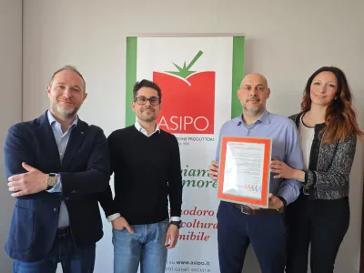 ASIPO SAC premiata da SGS: certificato di eccellenza alla più grande OP del pomodoro d’Europa